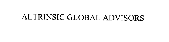 ALTRINSIC GLOBAL ADVISORS