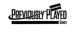 BLOCKBUSTER PREVIOUSLY PLAYED GAMES