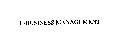 E-BUSINESS MANAGEMENT