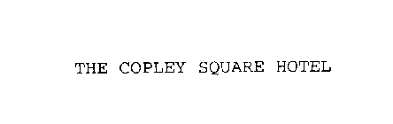 THE COPLEY SQUARE HOTEL