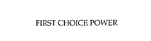 FIRST CHOICE POWER