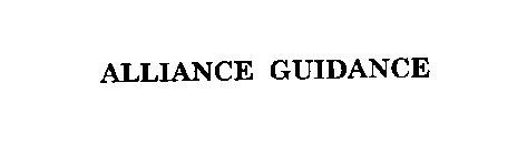 ALLIANCE GUIDANCE