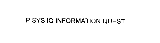 PISYS IQ INFORMATION QUEST