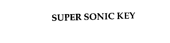 SUPER SONIC KEY