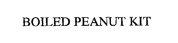 BOILED PEANUT KIT