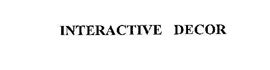 INTERACTIVE DECOR