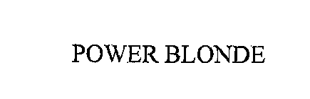 POWER BLONDE