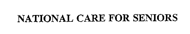 NATIONAL CARE FOR SENIORS