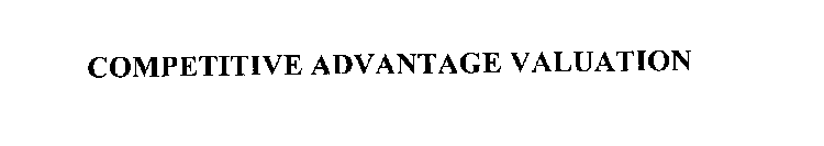 COMPETITIVE ADVANTAGE VALUATION