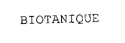 BIOTANIQUE