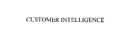 CUSTOMER INTELLIGENCE