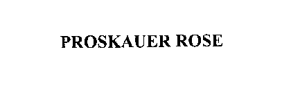 PROSKAUER ROSE