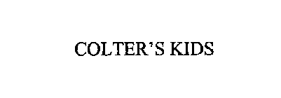 COLTER'S KIDS