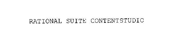 RATIONAL SUITE CONTENTSTUDIO