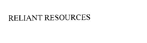 RELIANT RESOURCES