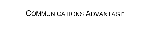 COMMUNICATIONS ADVANTAGE