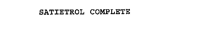 SATIETROL COMPLETE