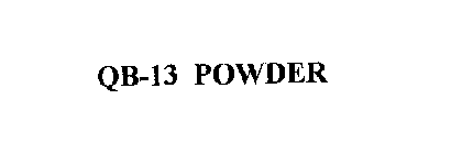 QB-13 POWDER