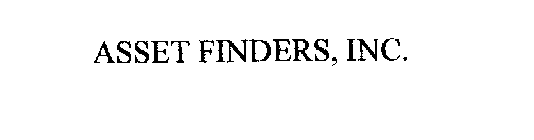 ASSET FINDERS, INC.