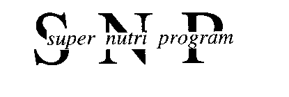 SNP SUPER NUTRI PROGRAM