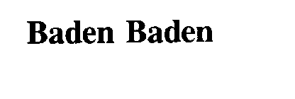 BADEN BADEN