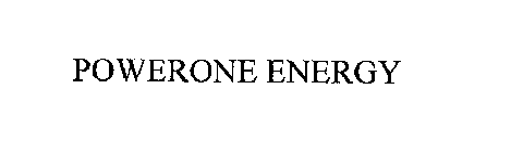 POWERONE ENERGY