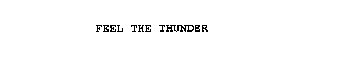 FEEL THE THUNDER