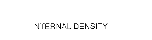 INTERNAL DENSITY