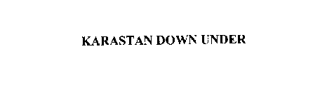 KARASTAN DOWN UNDER