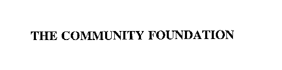 THE COMMUNITY FOUNDATION