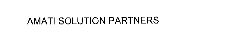 AMATI SOLUTION PARTNERS