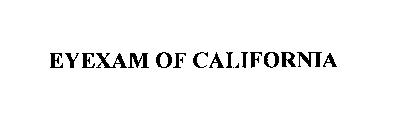 EYEXAM OF CALIFORNIA