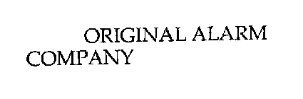 ORIGINAL ALARM COMPANY