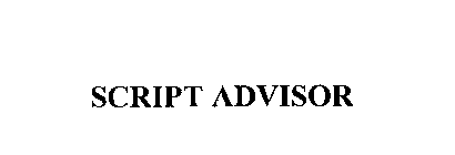 SCRIPT ADVISOR