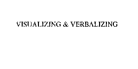 VISUALIZING & VERBALIZING
