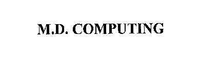 M.D. COMPUTING
