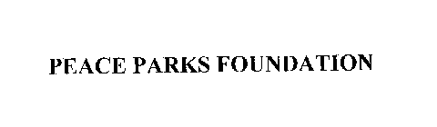 PEACE PARKS FOUNDATION