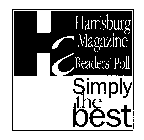 HA HARRISBURG MAGAZINE READER'S POLL SIMPLY THE BEST