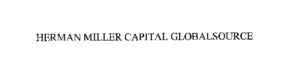 HERMAN MILLER CAPITAL GLOBALSOURCE