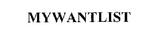 MYWANTLIST