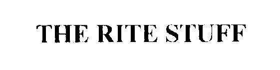 THE RITE STUFF