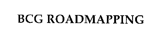 BCG ROADMAPPING