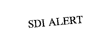 SDI ALERT