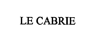 LE CABRIE