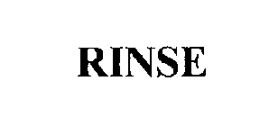 RINSE