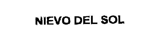 NIEVO DEL SOL