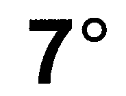 7°