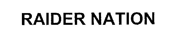 RAIDER NATION