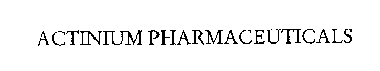 ACTINIUM PHARMACEUTICALS