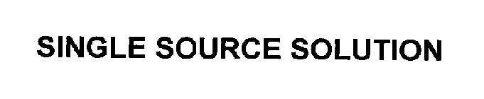 SINGLE SOURCE SOLUTION